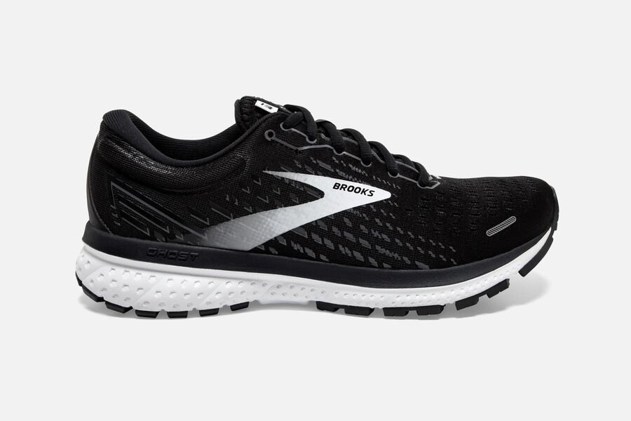 Brooks Damen Ghost 13 Laufschuhe Schwarz/Weiß Sale 012-762510